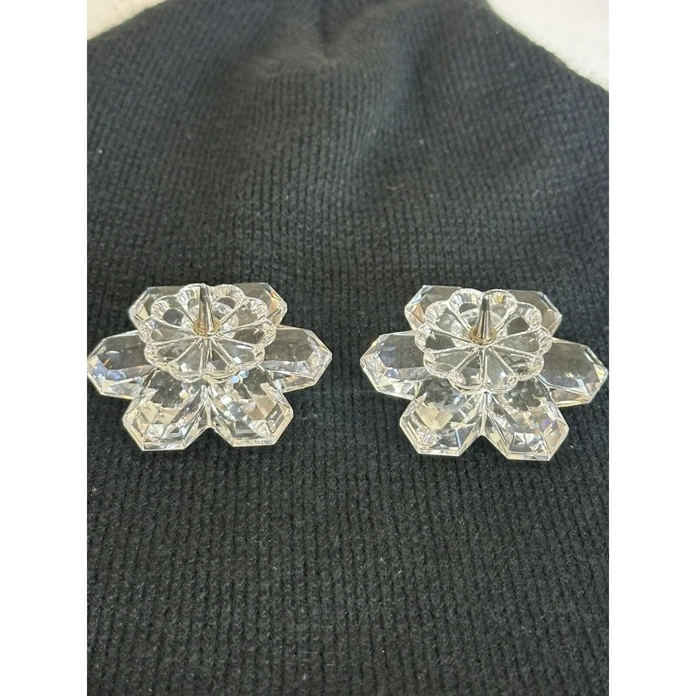 vintage swarovski Pin Top Candelstick‎ Lot Of 2